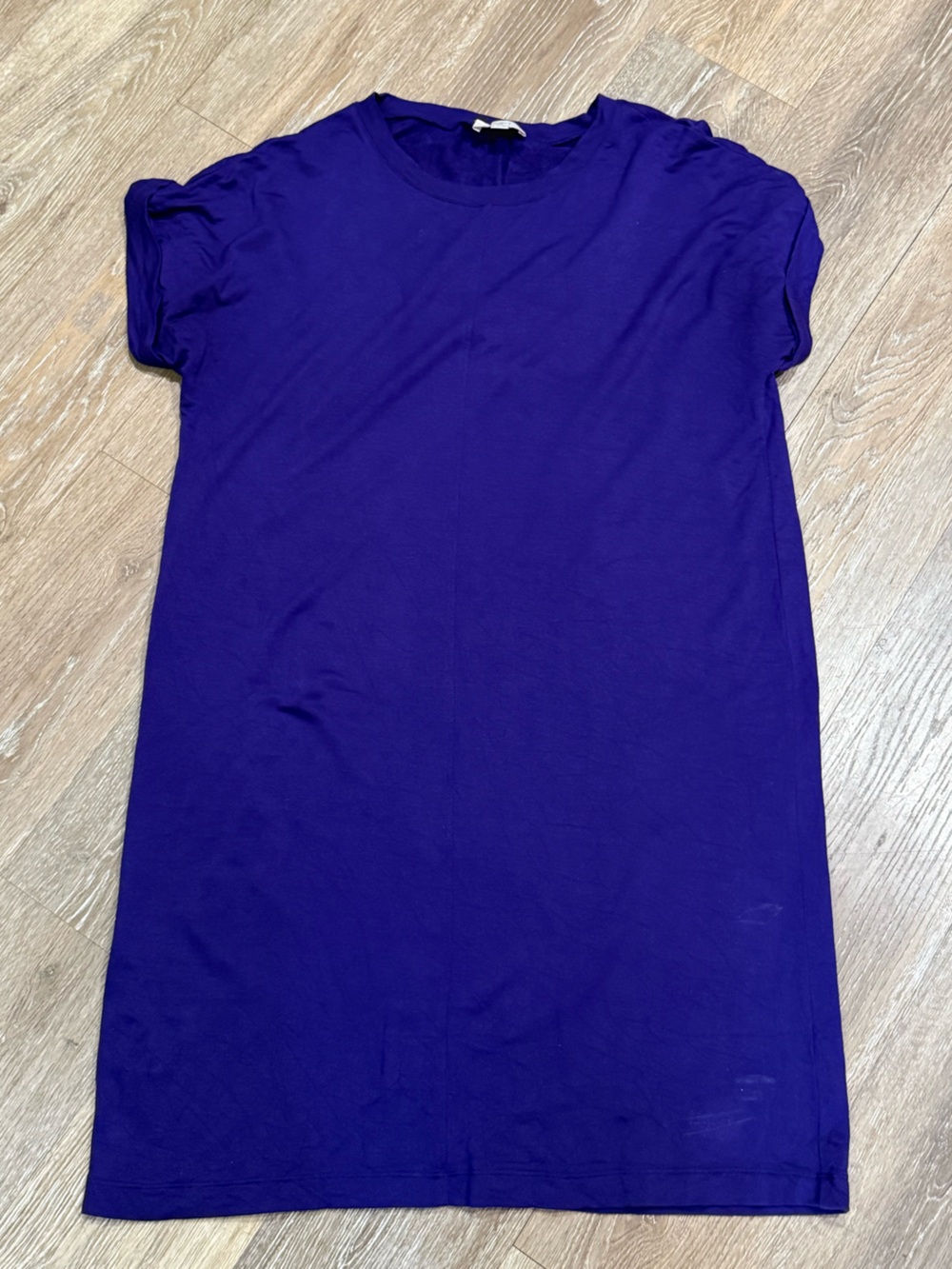 LOFT Women's Short Sleeve Crewneck Tee in Deep Purple